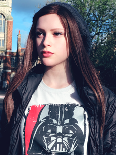 Joelle joelle image singer Star Wars Darth Vader Tshirt Skoobie Dootle picture photo official